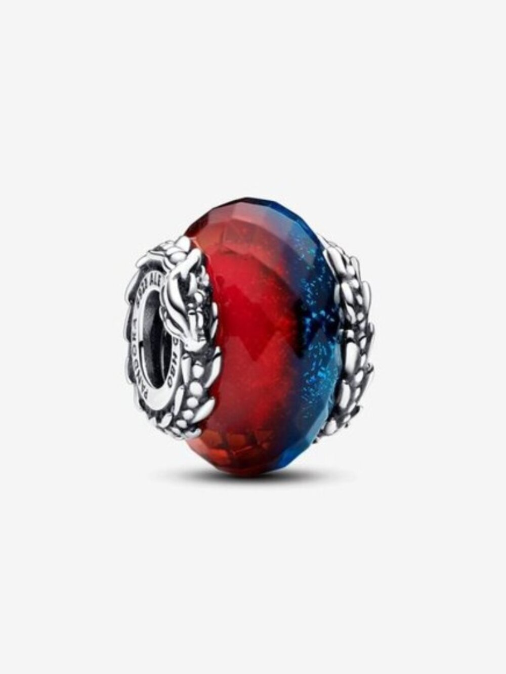 Game of Thrones Ice & Fire Dragons Dual Murano Glass Charm